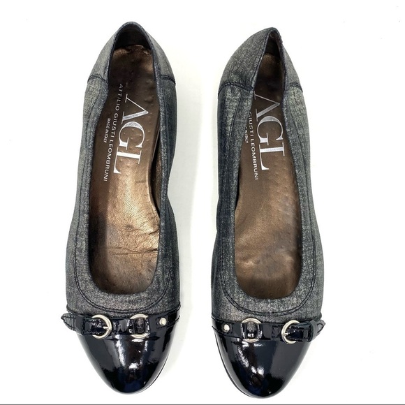 AGL metallic cap toe ballet flats 558034 - Picture 5 of 6
